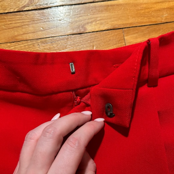 Zara Red Trouser - M - Picture 3 of 4